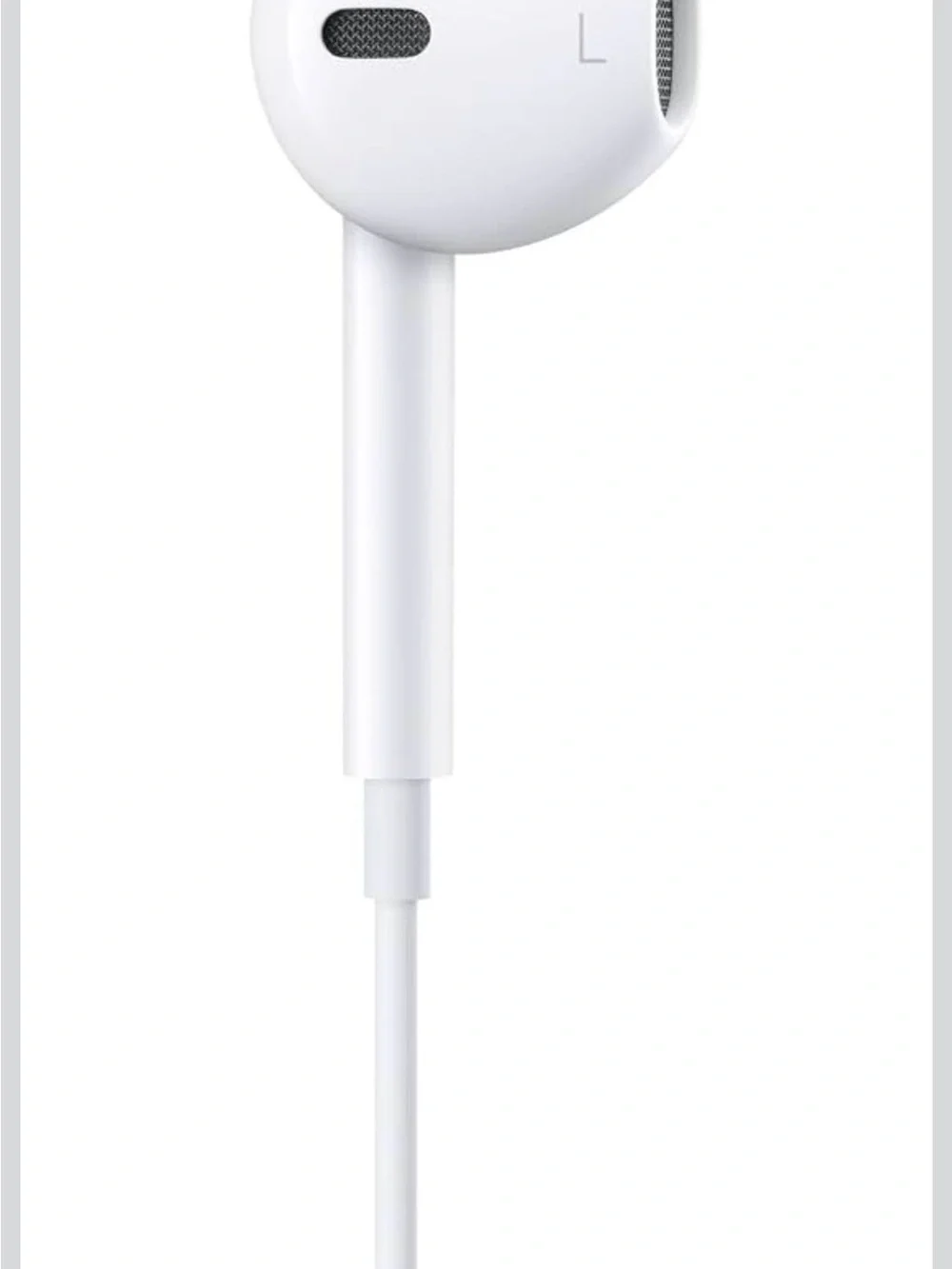 Apple White Lightning Earphones with Built-In Microphone